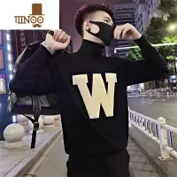YANXU痞帅高领毛衣男2022新款韩版潮流内搭打底针织衫毛线上衣
