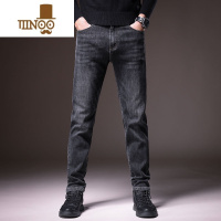 YANXU夏季薄款牛仔裤男款潮牌宽松直筒弹力休闲长裤子男士2023夏天新款
