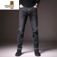 YANXU夏季薄款牛仔裤男款潮牌宽松直筒弹力休闲长裤子男士2023夏天新款