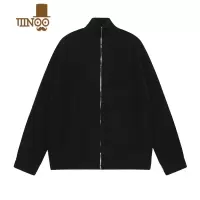 YANXUMargiela风格MM6马吉拉开衫宽松高领针织毛衣拉链外套男女潮