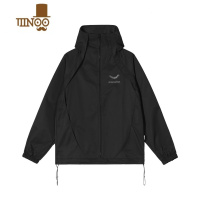YANXU美式机能风衣外套男网红同款黑色户外冲锋衣ins潮工装夹克