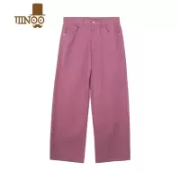YANXU 夏季薄款直筒牛仔裤男宽松垂感阔腿基础休闲百搭拖地裤潮