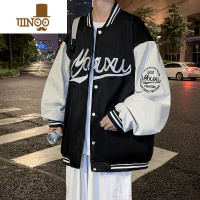 YANXU青少年棒球服外套男士23新款宽松刺绣男生休闲夹克上衣服