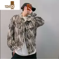 YANXU牛仔外套男款炸街情侣装秋季休闲夹克美式青少年百搭潮牌感
