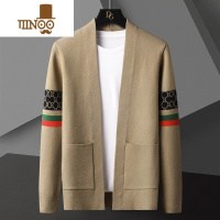 YANXU2023新款针织开衫毛衣男外套秋季韩版薄款线衫休闲针织衫外套