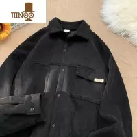 YANXU灯芯绒衬衫男长袖秋季新款日系复古潮流百搭宽松休闲工装衬衣外套