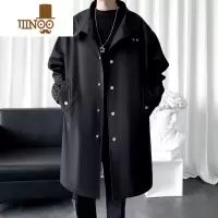 YANXU秋天穿的风衣男士款欧货工装外套中长款学院风秋季登大衣