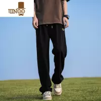 YANXU@ 日系垂感休闲裤男秋季潮牌卫裤高街宽松直筒运动长裤