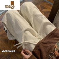 YANXU垂感裤子男夏季薄款感美式复古宽松直筒裤新款休闲长裤