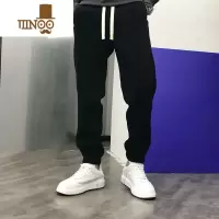 YANXU夏季男士潮牌休闲宽松运动裤网红哈伦长裤弹力百搭修身百搭卫裤男