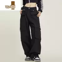 YANXUCaptianBeer美式复古多口袋工装裤男女休闲裤垂感百搭宽松长裤ins