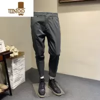 YANXU四季男士休闲裤韩版修身小脚裤潮男青年长裤弹力秋季简约男裤