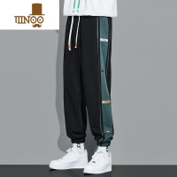 YANXU束脚运动裤男潮牌ins潮流男士卫裤宽松夏季男款休闲裤子