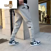 YANXU夏季新款卫裤男款运动休闲裤束脚哈伦裤春季小脚薄款长裤