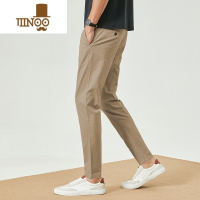 YANXU弹力男裤锥形修身小脚百搭显瘦长裤韩版潮流男士休闲裤
