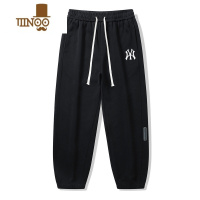 YANXU奥特莱斯运动裤男秋季新款卫裤夏季宽松休闲裤子潮牌束脚长裤