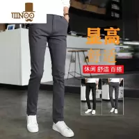 YANXU男士休闲裤男2023新款修身小脚裤西裤韩版夏长裤子男装