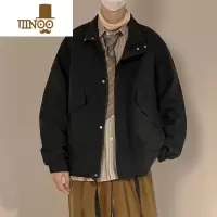 YANXU立领夹克男士宽松ins潮牌冲锋衣可翻领百搭休闲工装外套男