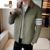 YANXU欧货|推荐|潮牌ins男士休闲夹克潮流翻领单排扣撞