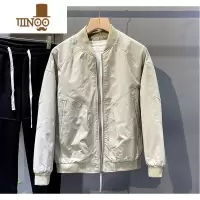 YANXU新款潮牌大口袋纯色夹克男士休闲修身上衣棒球领韩版潮男外套