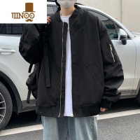 YANXU美式高街飞行员夹克男款潮牌痞帅宽松百搭感休闲上衣外套