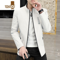 YANXU2023年新款韩版潮流潮牌休闲帅气百搭男士立领夹克修身外套