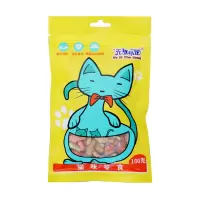 无敌小宠猫零食猫饼干100g撸猫神器多种口味磨牙解馋 2袋200g 三文鱼