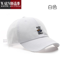 SHANCHAO棒球帽男女韩版百搭鸭舌帽弯檐日系休闲刺绣嘻哈帽软顶遮阳帽