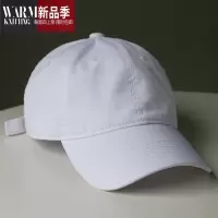 SHANCHAO鸭舌帽女软顶遮阳薄款酷ins男日系纯色全帽子 棒球帽