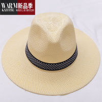 SHANCHAO中老年帽子男夏季遮阳帽中年男士礼帽帽老人太阳帽爸爸草帽