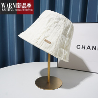 SHANCHAO2023新款帽子女夏季显脸小水桶帽遮阳薄款盆帽鱼夫女帽渔夫帽