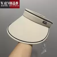 SHANCHAOuv大檐可折叠空顶帽夏季骑车高倍太阳帽女遮阳帽