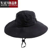SHANCHAO户外露营大帽檐渔夫帽女夏季薄款遮阳西部牛仔帽子男