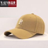 SHANCHAO百搭显脸小硬顶简约字母棒球帽子男女韩版潮遮阳帽鸭舌帽