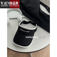 SHANCHAOTUshu/不挑人加分系~长帽檐冰丝空顶帽骑行遮阳uv鸭舌帽子潮