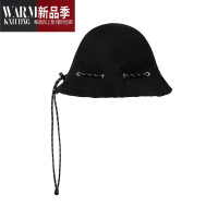 SHANCHAO日系渔夫帽抽绳设计盆帽小众设计可斜挎可折叠袋子户外露营帽
