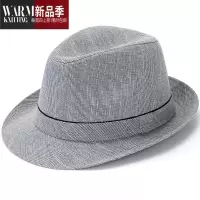 SHANCHAO中老年人帽子男士夏天礼帽遮阳帽透气凉帽老头休闲户外太阳帽