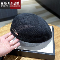 SHANCHAO韩版潮酷反戴前进帽子女薄款贝雷帽女百搭显脸小遮阳帽