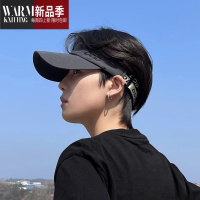 SHANCHAO遮阳帽男款夏季帽户外运动空顶帽透气太阳帽跑步无顶网球帽潮