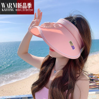 SHANCHAO可充电风扇帽子女夏季出游遮阳太阳帽骑行大檐空顶帽