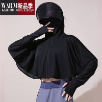 SHANCHAO冰丝帽子女夏季遮全脸紫外线面罩骑车电动车遮阳帽太阳帽骑行