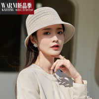 SHANCHAO遮阳帽子女夏薄款2023年新款时尚洋气可折叠显脸小太阳帽