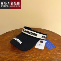 SHANCHAO2023新款帽子女夏季遮阳字母空顶帽运动无顶鸭舌帽运动太阳帽