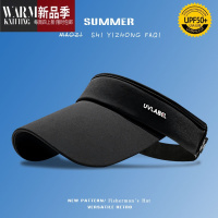 SHANCHAO帽子女款2023新款UV跑步运动鸭舌空顶夏季帽冰丝无顶帽遮阳帽