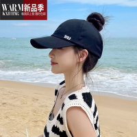 SHANCHAO高马尾空顶棒球帽女夏季韩国ins太阳帽子遮阳鸭舌帽