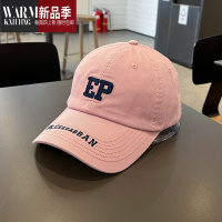 SHANCHAO韩国EP字母帽子女网红同款棒球帽夏季透气百搭鸭舌帽男
