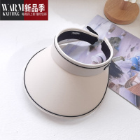 SHANCHAO空顶太阳帽大帽檐防紫外UV遮脸遮阳户外骑车出游海边UPF50+