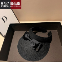 SHANCHAO日系百搭器空顶草帽女沙滩鸭舌海边无顶遮阳帽潮