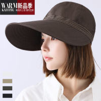 SHANCHAO帽子女遮阳脸部练车开车紫外线UV骑车装备太阳鸭舌帽