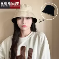 SHANCHAO渔夫帽鱼夫女帽减龄大头围大脸夏季气质2023新款双面戴帽子女